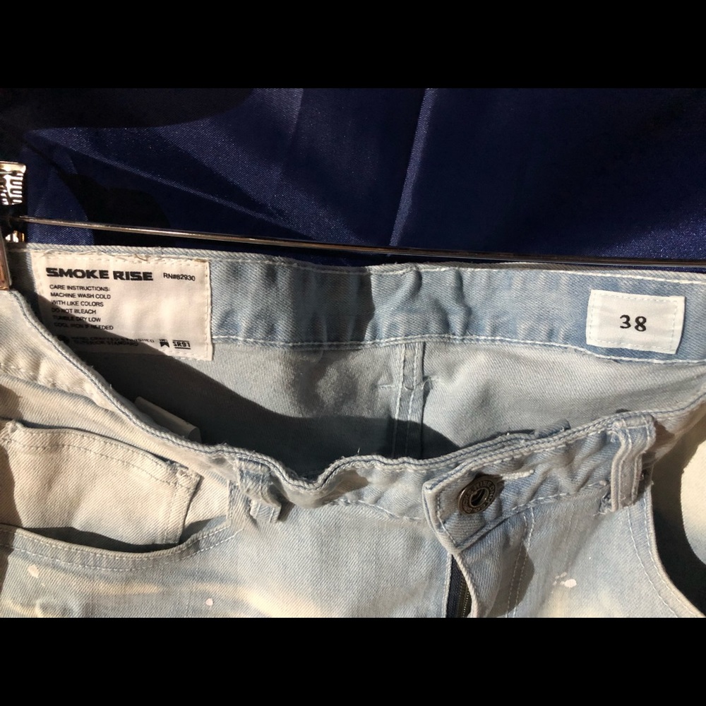 Smoke Rise Mens Jean Shorts size 38